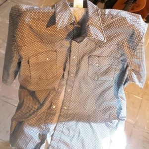 Wrangler snap button shirt